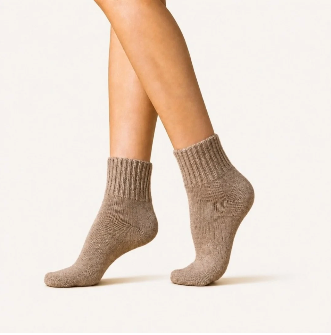 Chaussettes Cocooning Taupe