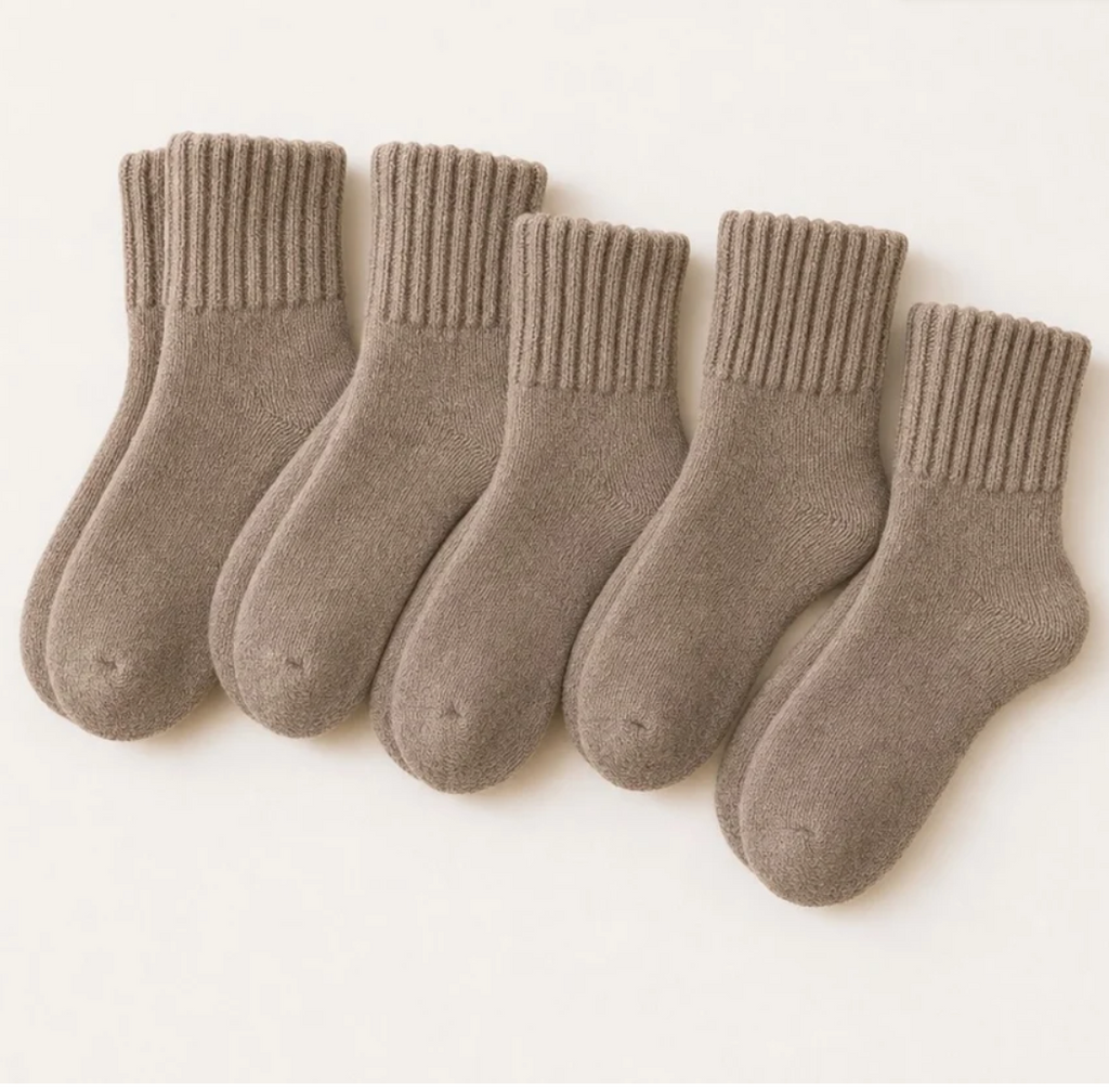 Chaussettes Cocooning Taupe