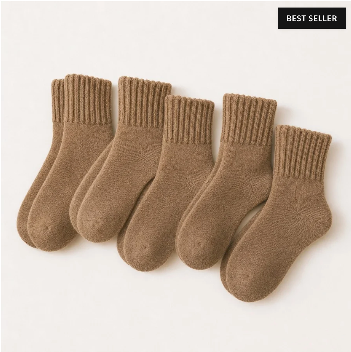Chaussettes Cocooning Camel
