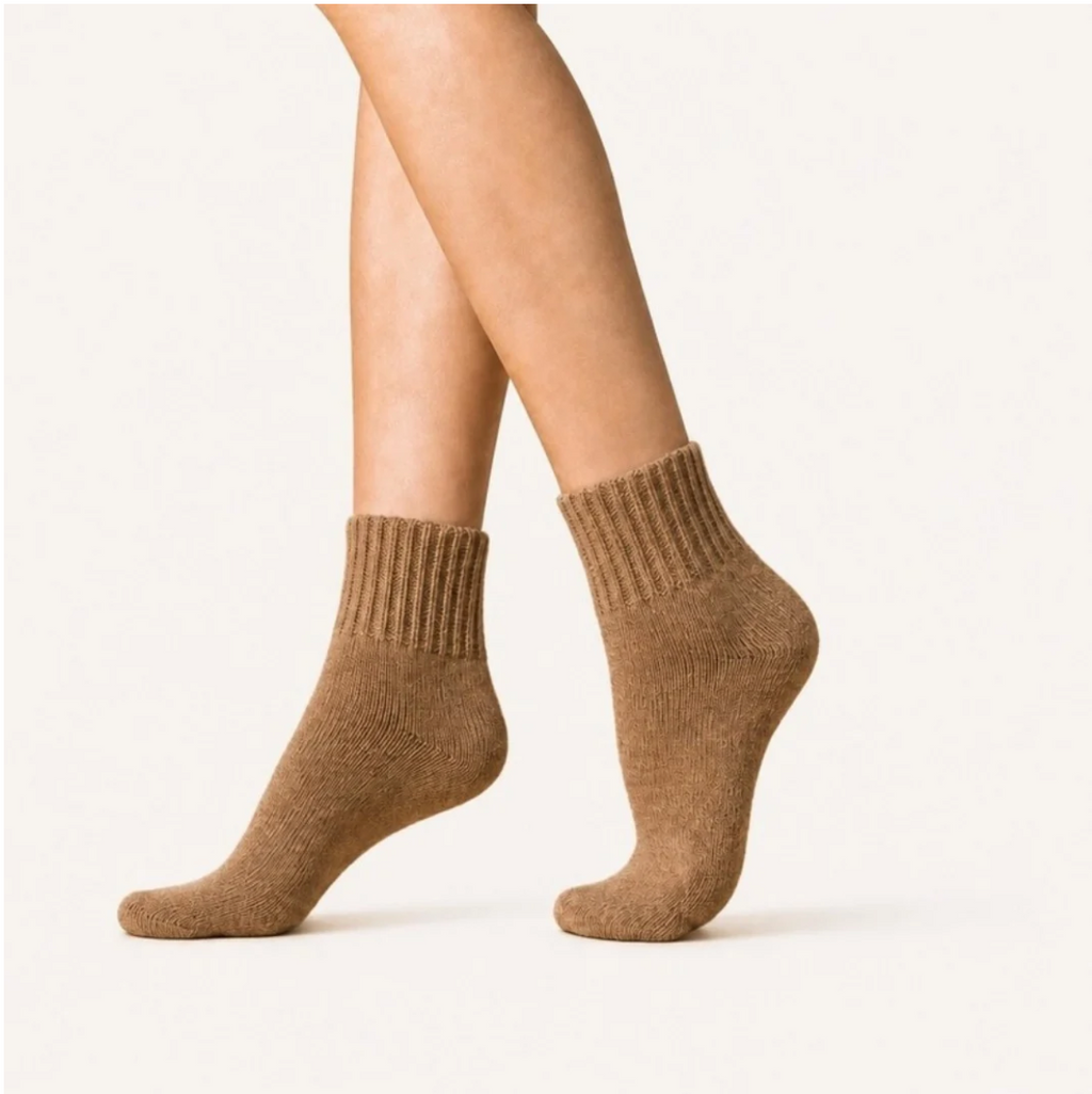 Chaussettes Cocooning Camel