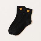 Chaussettes Petit Cœur Doré
