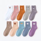 Chaussettes brodées petit chien