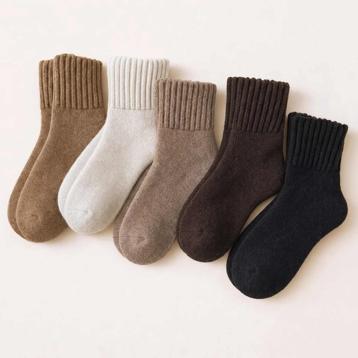 Chaussettes Cocooning – Lot Mix 5 couleurs