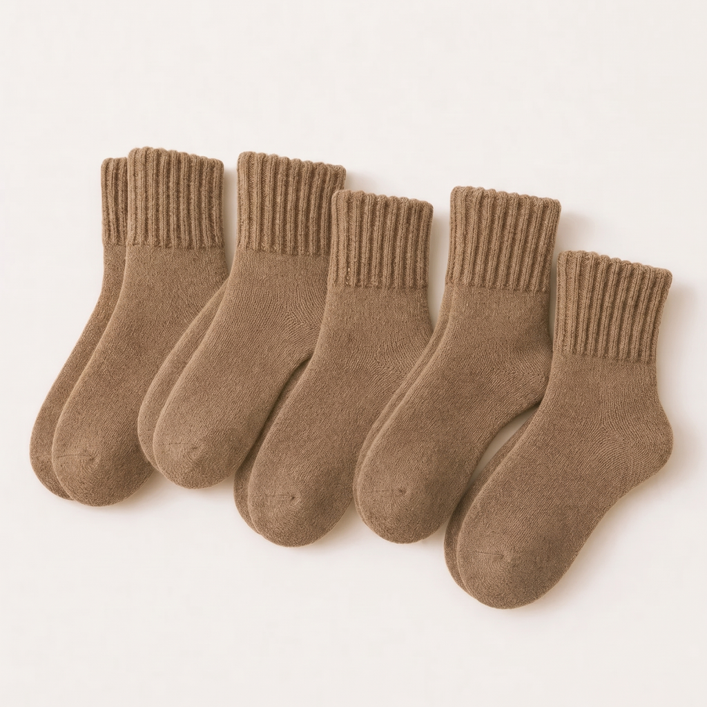 Chaussettes Cocooning Camel